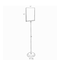 Azar Displays 11"W x 17"H Clear Acrylic Sign Holder W/ Metal Pedestal Stand 300847 - alternate 2
